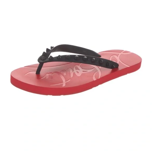 Christian Louboutin flip-flops
